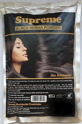 Indigofera Tinctoria Black Henna Leaf Powder Hair Dye Powder Supreme 100% Pure