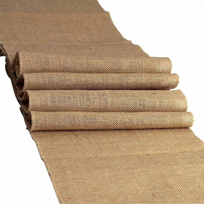 DIY Natural Jute Fabric Ribbon Plain Flax Linen Burlap Eco Material Craft ribbon - Image 2 of 4