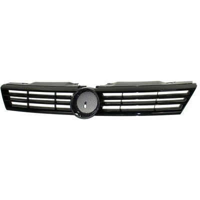 Grille For 2011-2014 Volkswagen Jetta Textured Gray Plastic