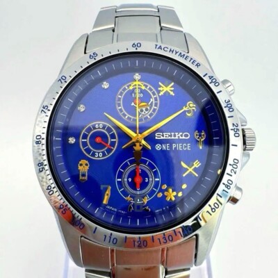 SEIKO One Piece Anime 20th Anniversary Watch stopwatch chronograph