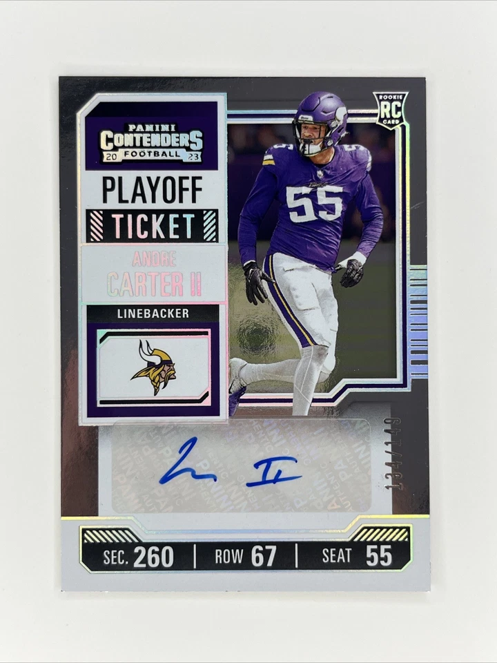 2023 Panini Contenders Andre Carter II #170