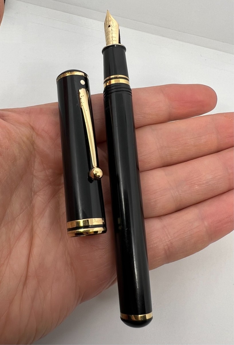 BIG Vintage Sheaffer Connaisseur 18K Gold Nib Fountain Pen | eBay
