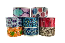 8 RollsTool Bench Hardware in Assorted Patterns Duct Tape- 15 ft each