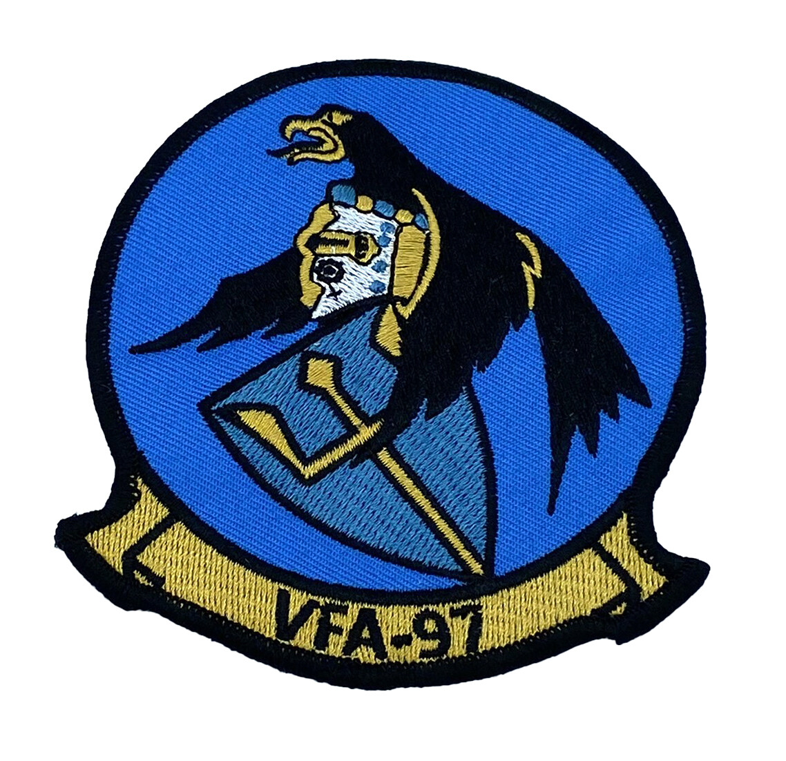 ミリタリーパッチまとめて　#vmfa #vfa #vaq VFA-97 Warhawks Patch - With Hook and Loop, 4