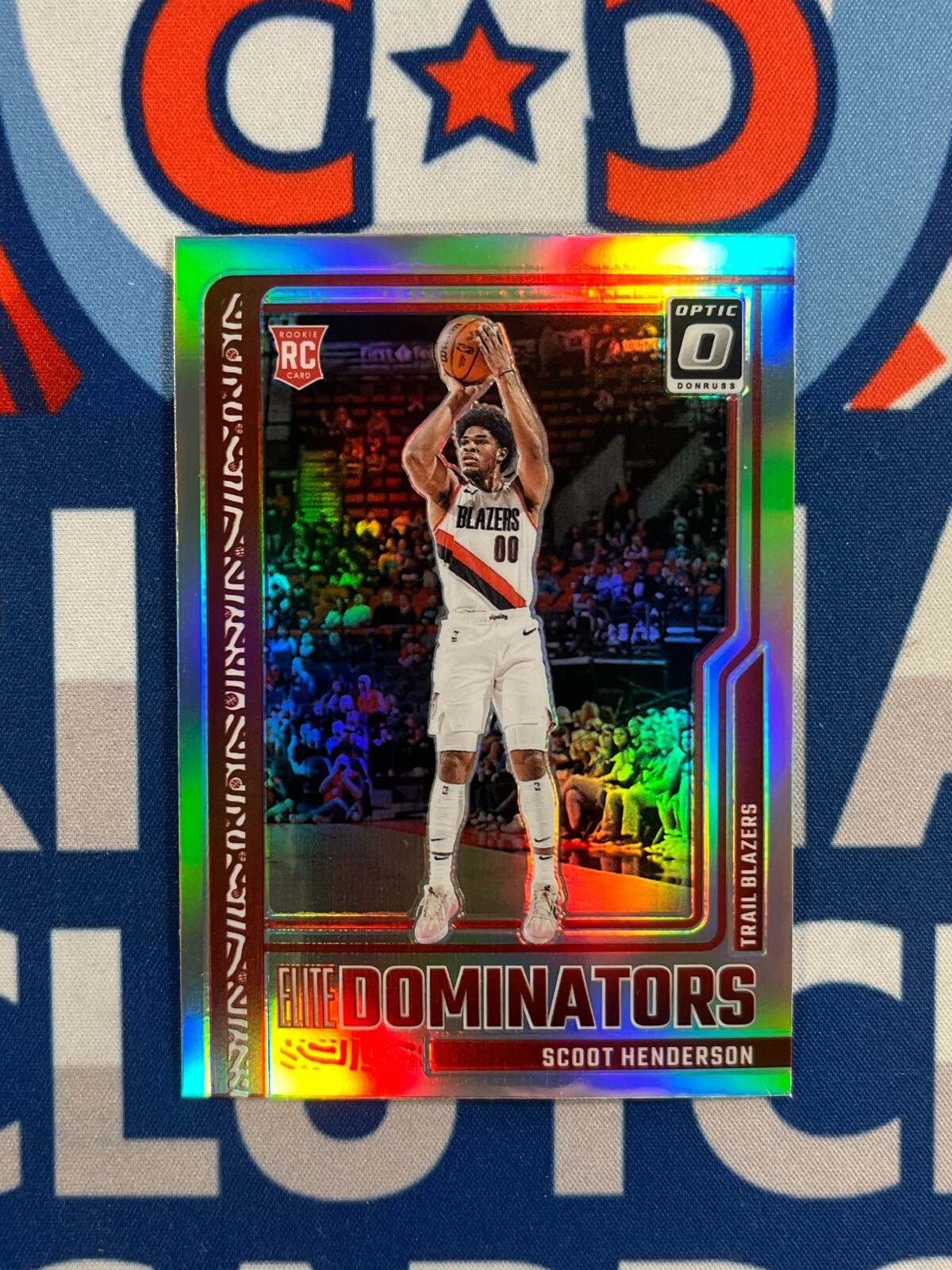 2023-24 Panini Donruss Optic Elite Dominators RC Holo Prizm Scoot Henderson #10