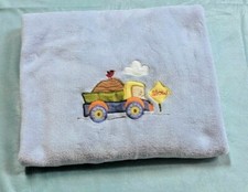 Circo Baby Blue Blanket Truck Slow Sign Lovey Security Target Reversible Soft
