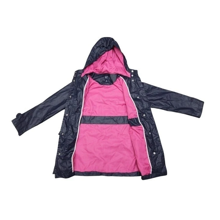 Envío Gratis Niños/Niños Gap Niños Abrigo de Lluvia Chaqueta Azul/Púrpura Talla L Foto 3 de 4