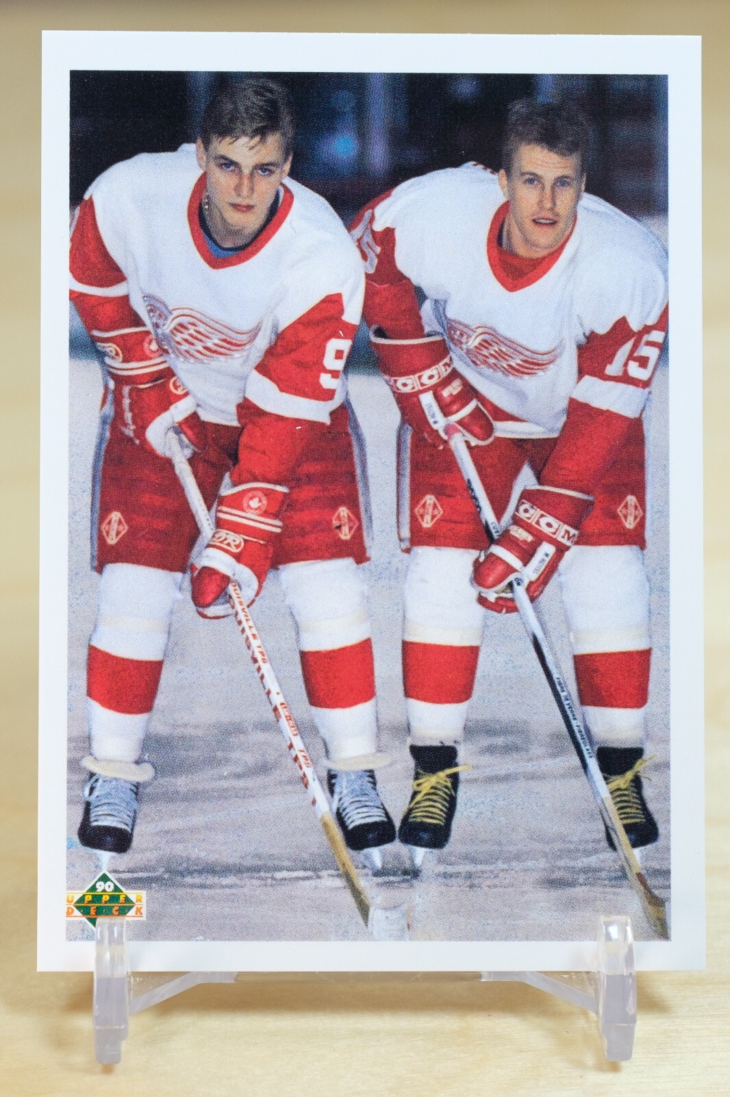 1990-91 Upper Deck Young Guns Checklist #521 Sergei Fedorov / Johan Garpenlov