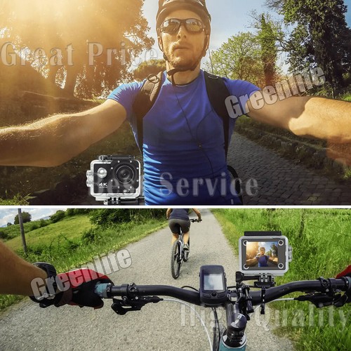Mini Vidéo Caméra d'action étanche de sport sous-marine Ultra HD 4K 25fps wifi - Photo 21/22