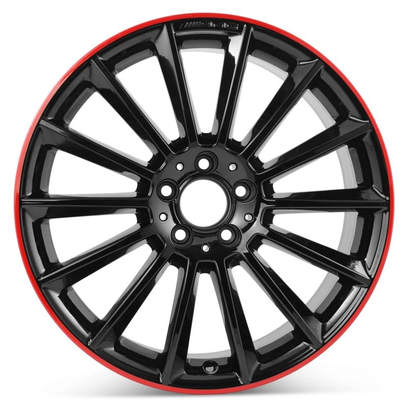 19" x 8" Alloy Factory OEM Takeoff Wheel Rim 2021 2022 Mercedes Benz A35 AMG - Image 2 of 3