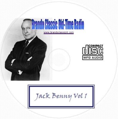 563 Classic Episodes of Jack Benny on MP3 CD's