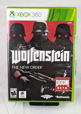Wolfenstein: The New Order (Microsoft Xbox 360) Complete CIB 4 Discs - Tested