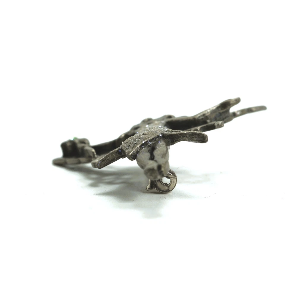 Vintage JJ Jonelle Pewter Fairy Brooch - Image 2 of 4
