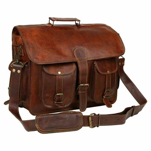 Herren-Kuriertasche aus echtem Leder Aktentasche Umhängetasche Laptop Schulte... - Bild 10 von 10