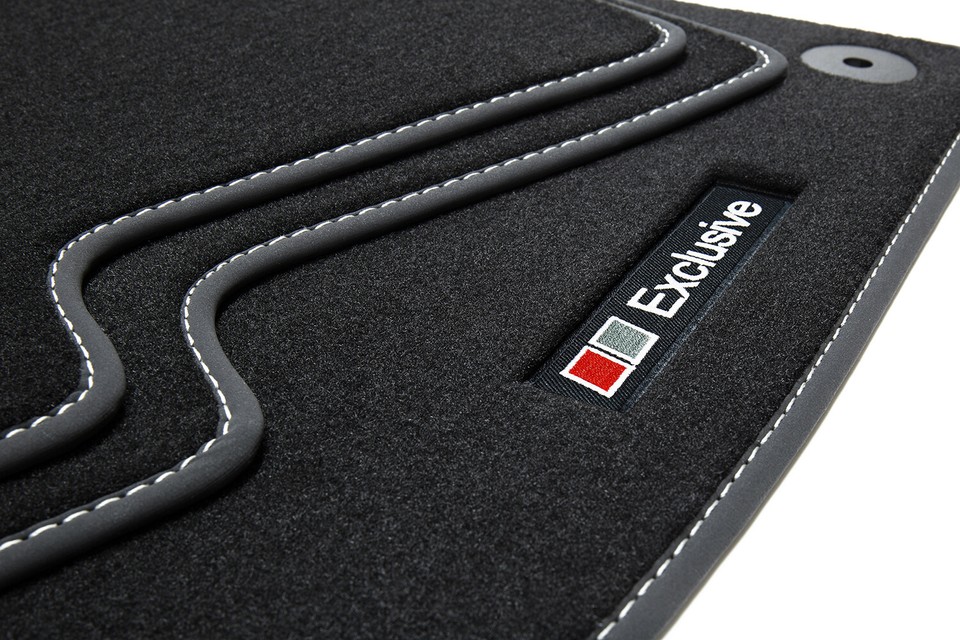 TEXER Tappetini Auto In Tessuto Per Fiat Bravo II (2007-2014) – Set Di 4 Pezzi, Neri, Specifici Per Modello, Fondo Impermeabile - 2