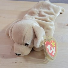 TY Beanie Baby - FETCH the Dog 8.5 inch - MWMTs Stuffed Animal Toy