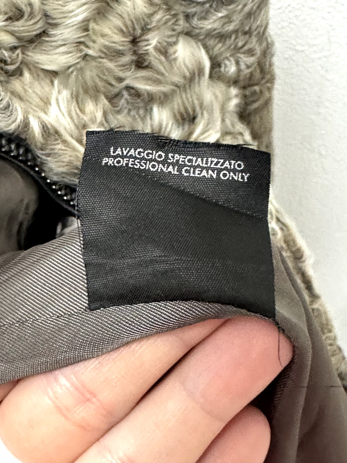 Gucci Pelliccia Giacca Uomo Lana Made In Italy taglia 46