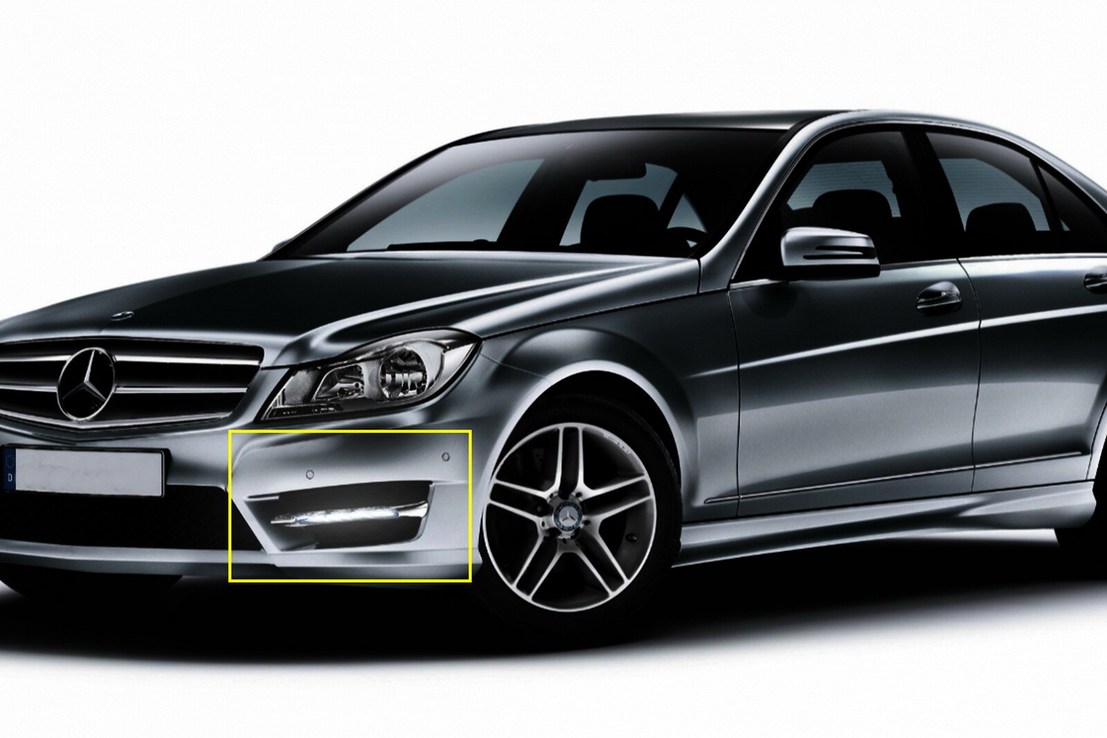 For Mercedes W204 W212 C207 R172 daytime running light fog lights lamp DRL left 702646233742 eBay