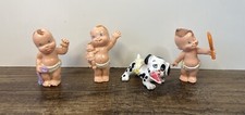 Vintage Galoob Magic Diaper Babies Puppy Dog Baby Mirror Blanket PVC Figure Lot