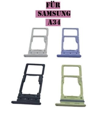 SIM Karten Halter für Samsung Galaxy A34  (SM-A346) Micro-SD Fach 