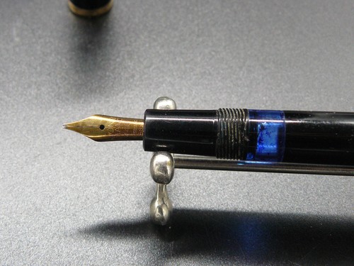 Montblanc 342 Kolbenfüller mit Gravur LURGI Reklame 585 Goldfeder 1950er Jahre - Bild 10 von 16