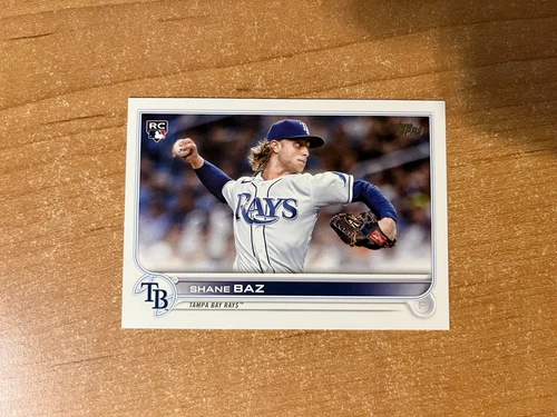 2022 Topps Series 2 - Shane Baz - #421 Photo Image Variation Rookie SSP RAYS RC