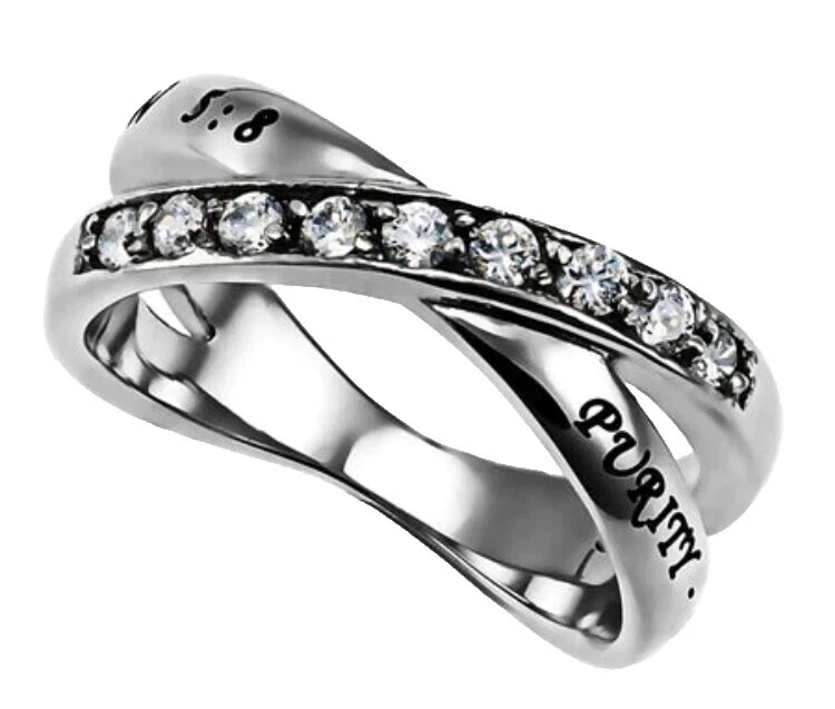 Stainless Steel Fashion Rings Size 9