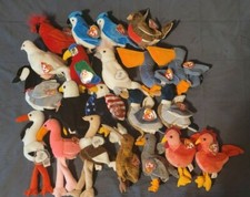 TY Beanie Babies Total of 21 Various Birds/Winged Things