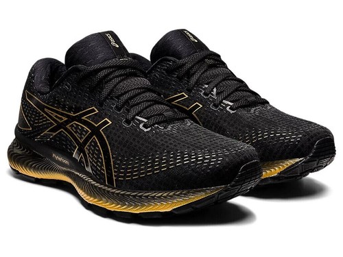 ASICS Gel Saiun Mens Trainer Black Gold UK:10.5 EU:46 US:11.5 (Like Nimbus 22) - Picture 2 of 7