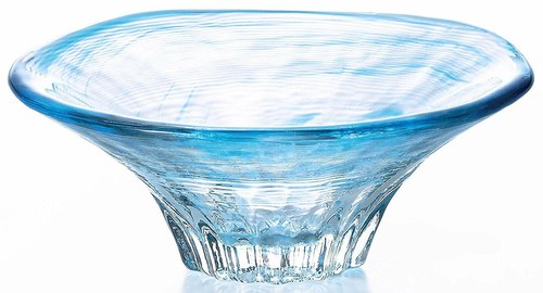 ADERIA Glassware Daruma Mount Fuji Sake Cup Pair Set Red Blue FS-47504 JAPAN - Picture 3 of 6