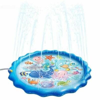 Splash Buddies Aquarium Sprinkler Spray Mat 48 inch Splash Pad