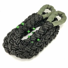 24 mm Schwarz Nylon Kinetic 12 Tonnen Schwerlast 4x4 Berge Abschleppseil x 6 Meter