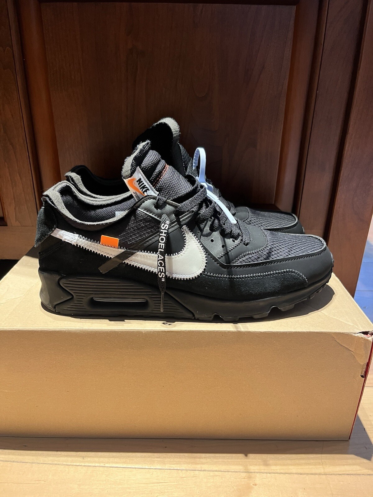 OFF WHITE X NIKE Taglia 13 Nike Air Max 90 x OFF WHITE Nero 2019