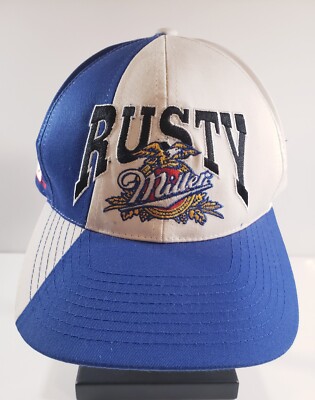 CFS Nascar Racing Miller Lite #2 RUSTY WALLACE Vintage VTG Snapback Cap Hat