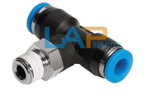 QTY:2 NEW for FESTO Tracheal connector QST-1/4-6 153108