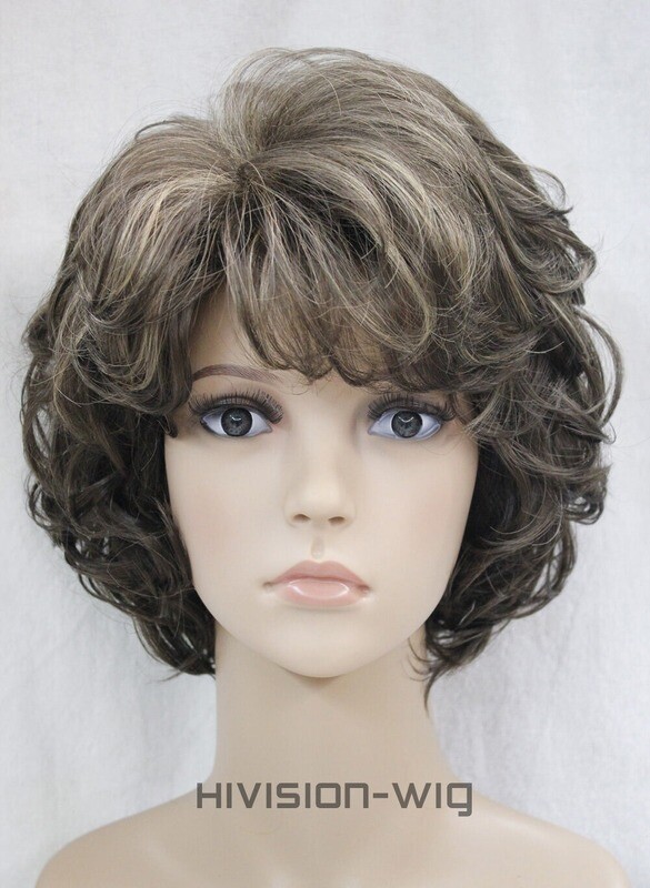 19 Colour Wig Short Curly Women Wig Ladies Wig Natural Hair Wig Cosplay
