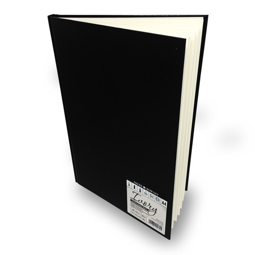 Daler Rowney Ivory Artist's Hardback Sketchbook 78 Removable 90gsm A4 Pages
