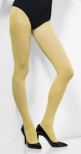 New Yellow Opaque Tights Party Costume Theme Dance Mask Carnival