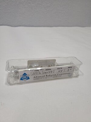 ADVANCED RADIATION CORP 200W Hg SHORT ARC LAMP 59V 3.4A , NOS/sealed 