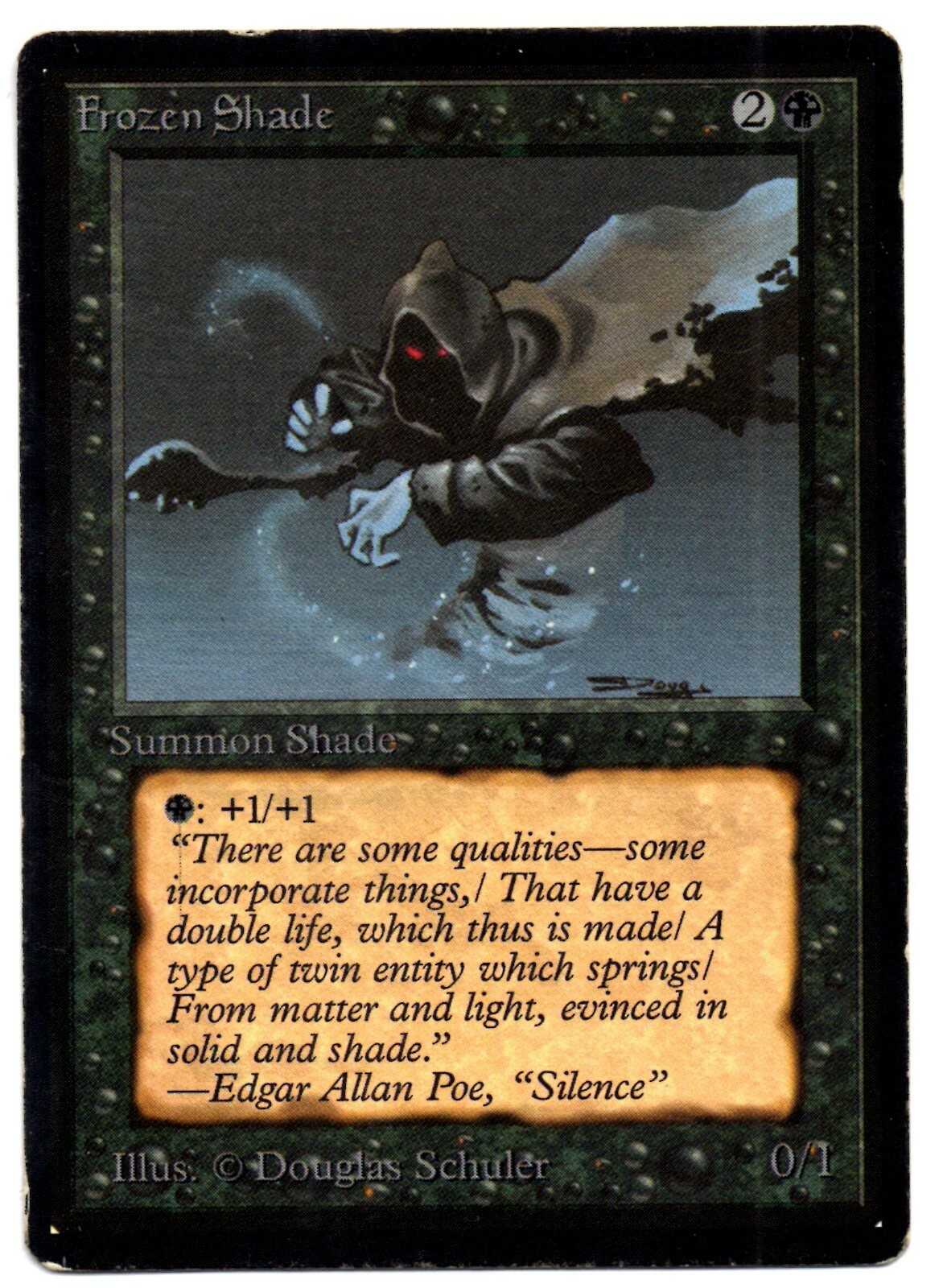 FROZEN SHADE / ICY SHADOW - BETA EDITION 1993 MAGIC THE GATHERING MTG