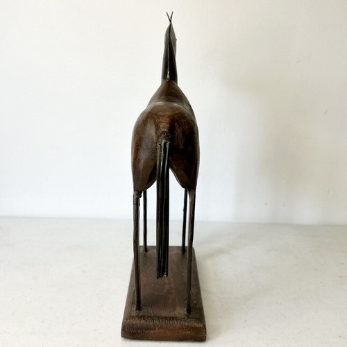 Vintage folk art wood and metal horse figure Figurine Western - Picture 12 of 17