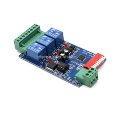 3 CH 3-Way 5A DMX512 Controlled Relay Switch DIY Kits Converter DMX Dimmer Relay