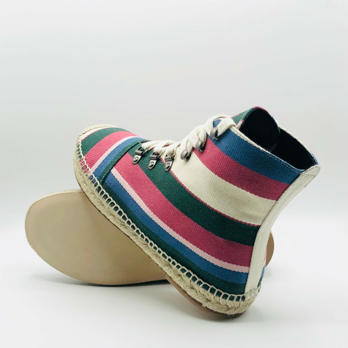 Loewe★素敵!Multi-Color Canvas Espadrille Hi-top Sneakers s-l1200.jpg