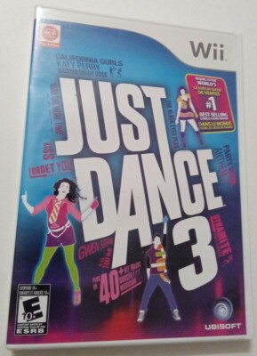 Just Dance 3 Nintendo Wii Game with English and French Manuals