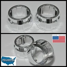 Mini Gatling Gun 2.5" RETROFIT Lens Shrouds Cover Shroud For Projector Lens HID