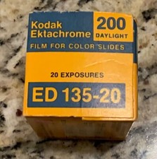 Kodak Ektachrome 200 24 x 36 mm Color Slide Film 20 Exposures Film New Expired