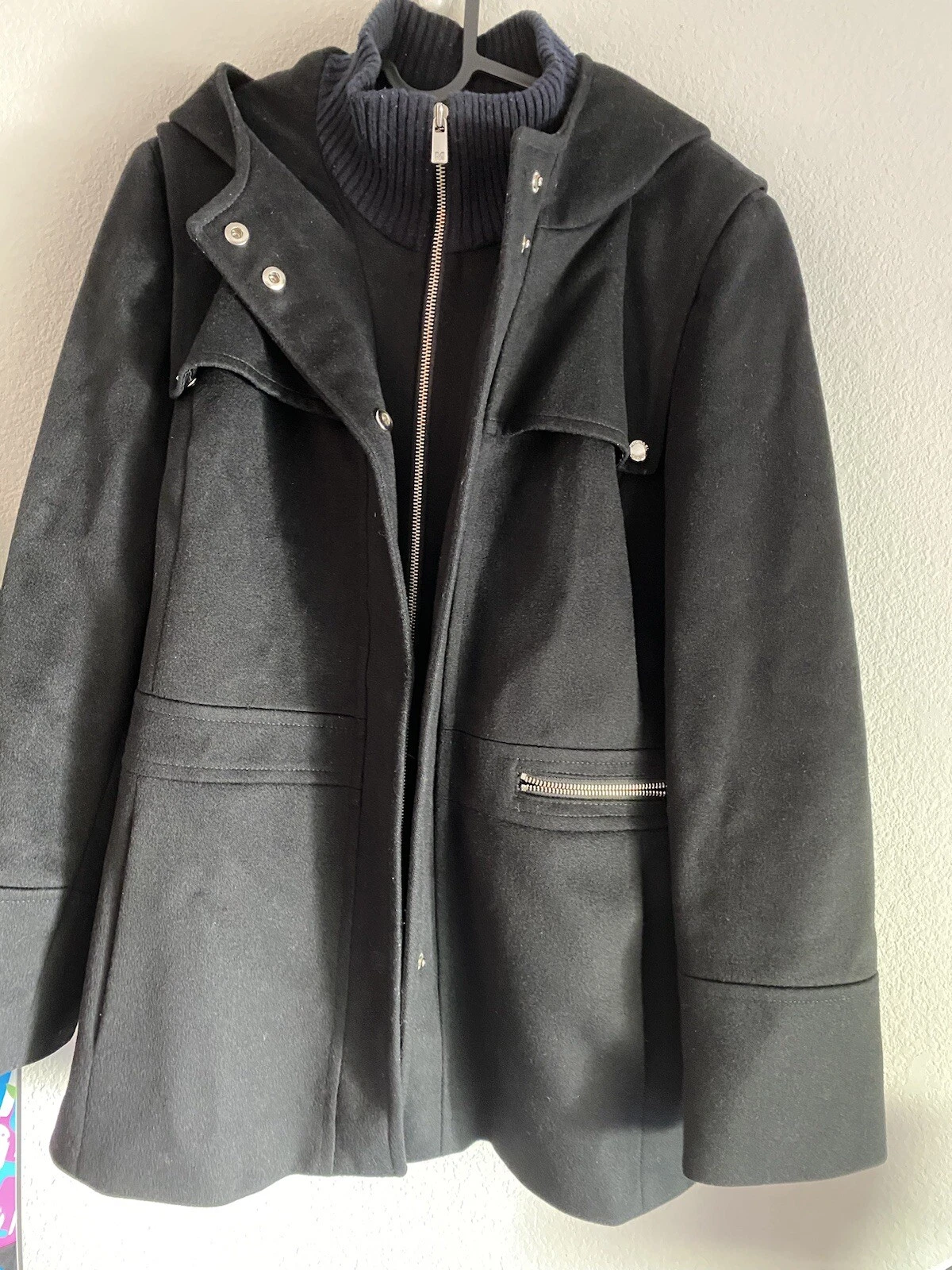 Cappotto Michael Kors nero giacca lana donna uomo unisex trendy fashion designer