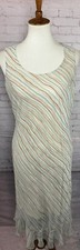 Sangria Women’s Size 10 Green Striped Casual Dress