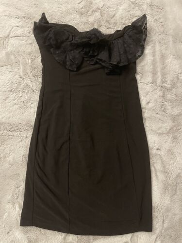 PPQ Cream Label Black Bodycon Dress - Size XS - Picture 1 of 3