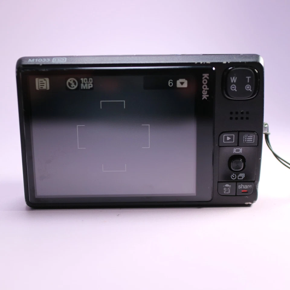 Kodak Digital Camera EasyShare M1033 10.1MP Black Tested Full Working Set - Image 3 of 4